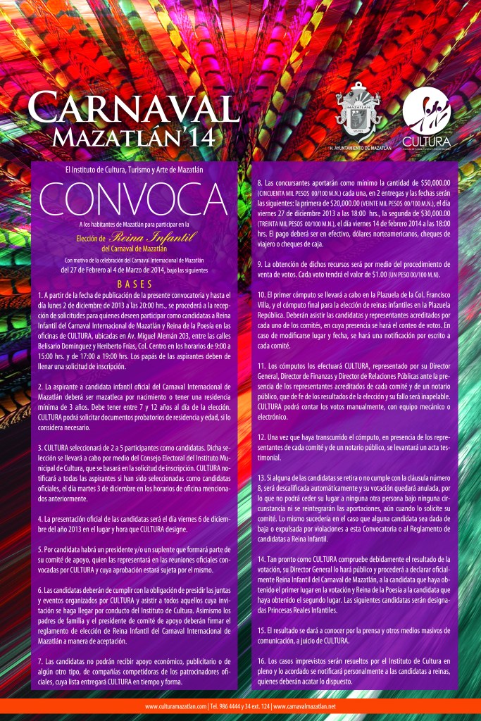 Reina Infantil - Convocatoria14