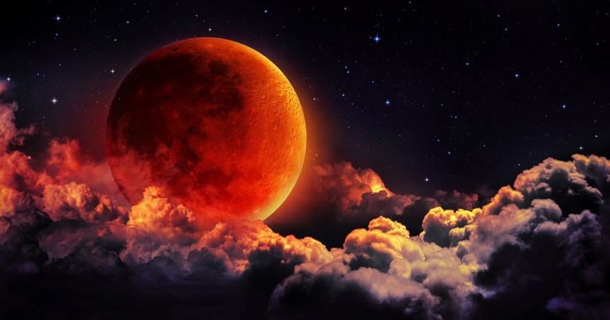 Eclipse de luna roja el primer fenomeno astronomico del&nbsp;2026