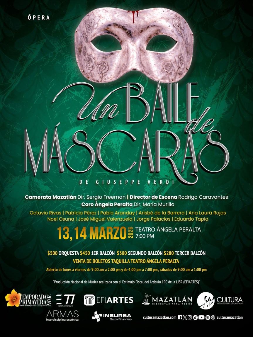 Pasión, poder y destino se entrelazan en Un Baile de&nbsp;Máscaras